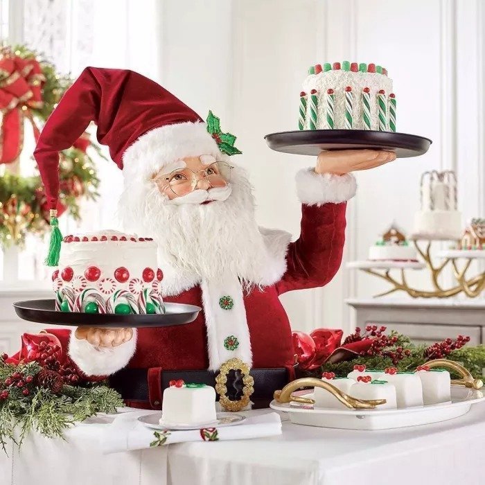š
Santa Holdings Tray Figurine-unitmotorā¢