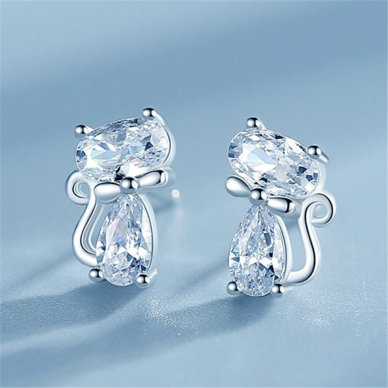2023 New Funny Small Black Cat Earring for Women Girl Fashion Cute Animal Earrings Fashion Party Jewelry Gifts Wholesale-unitmotor™