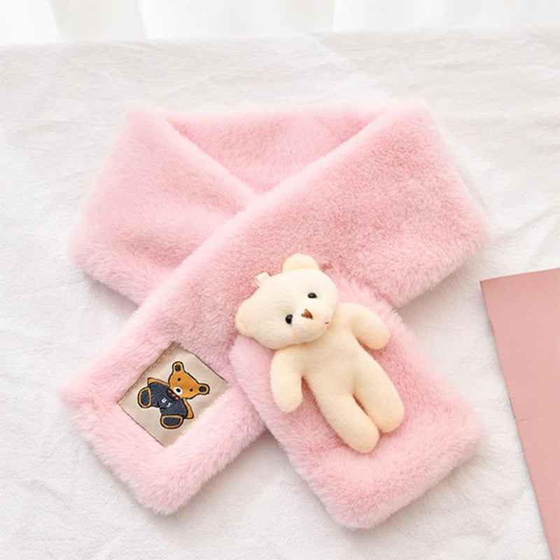 Cute Bear Plush Bib For Adult And Child-unitmotor™