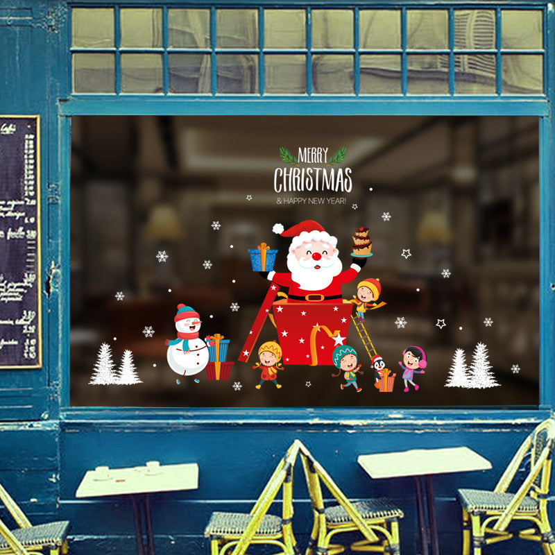 unitmotor™-Christmas Stickers Decor Glue-free Electrostatic Stickers