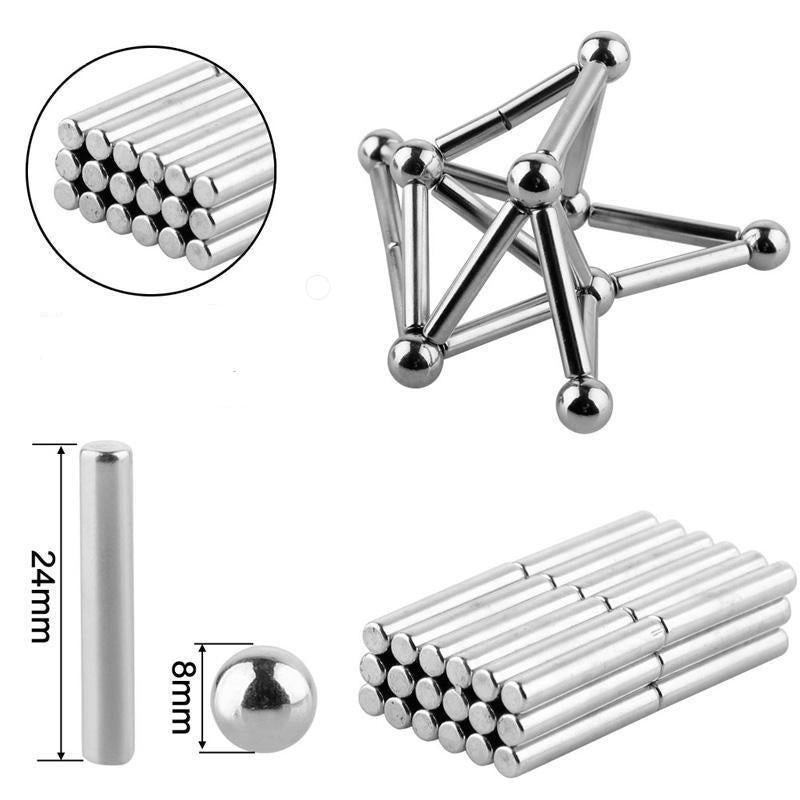 Shop Now - 50% Off! 🔥DIY Magnetic Balls and Rod Set-unitmotor™