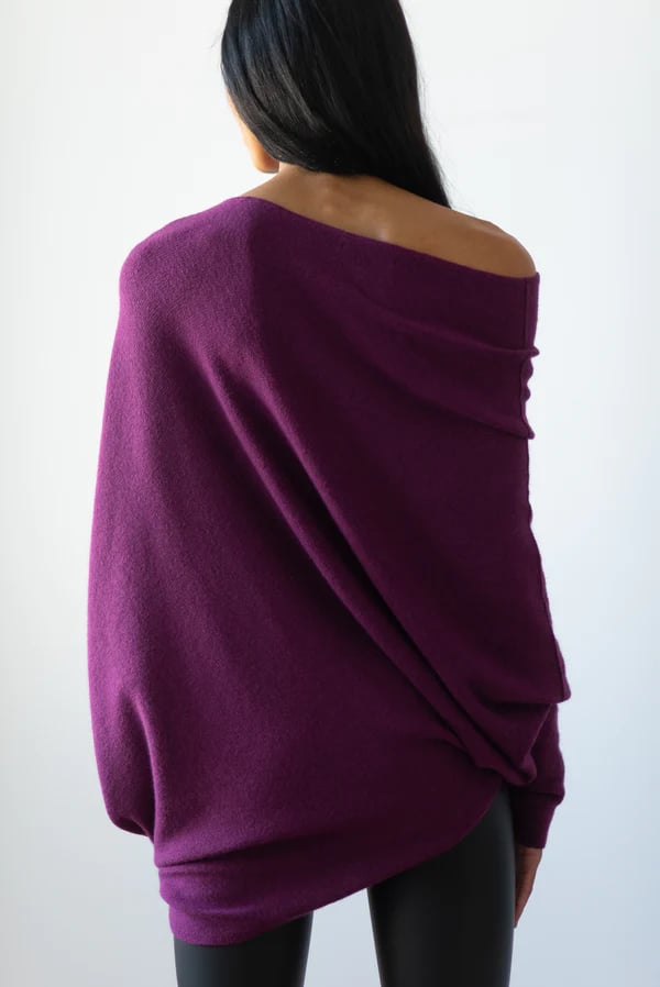 Asymmetric Draped Jumper (Buy 2 Free Shipping)-unitmotor™