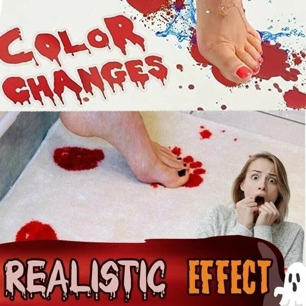 🎉Halloween Pre-Buy 2 Free shipping🎉 Bloody Color Changing Bath Mat-unitmotor™