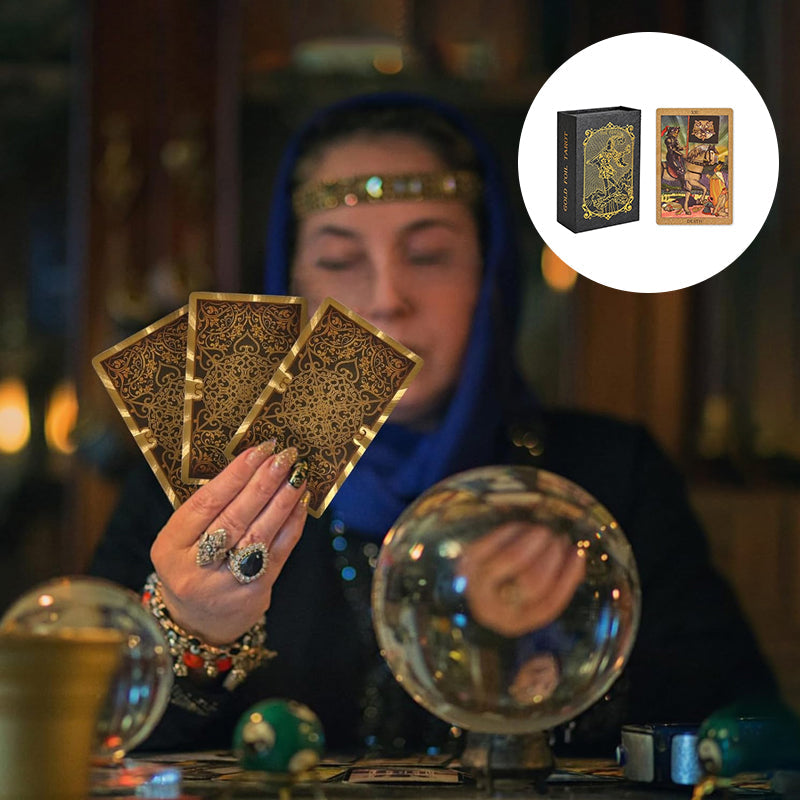 Explore the Mystical World of Tarot Gold Foil Tarot-unitmotor™