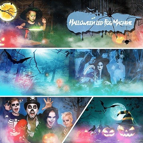 unitmotor™-🎃12 LED light Ultrasonic Mist Maker Fogger💥Buy 2 Get Extra 10% OFF +Free Shipping💥