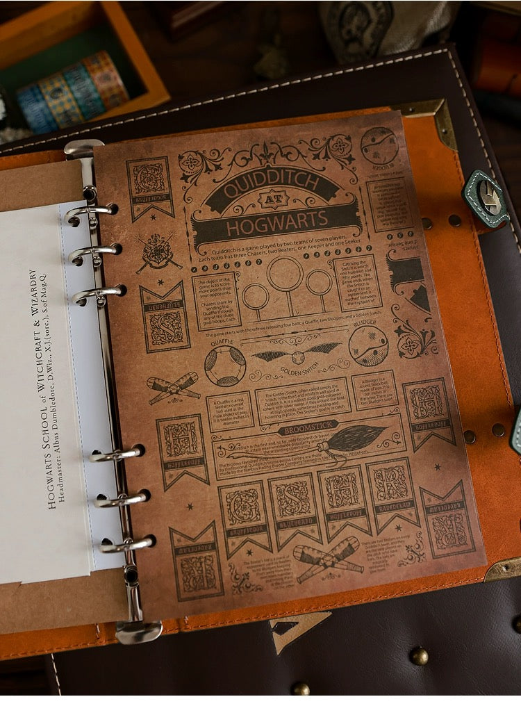 unitmotor™-Hogwarts Handbook Notebook Grimoire