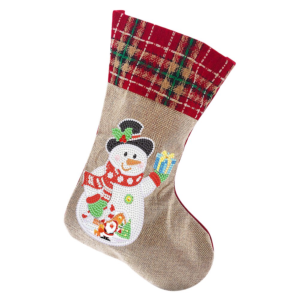 unitmotor™-(🎁🔥HOT SALE - 49% OFF) 5D Diamond Painting Xmas Rhinestone Sock Embroidery Mosaic Gift Bag