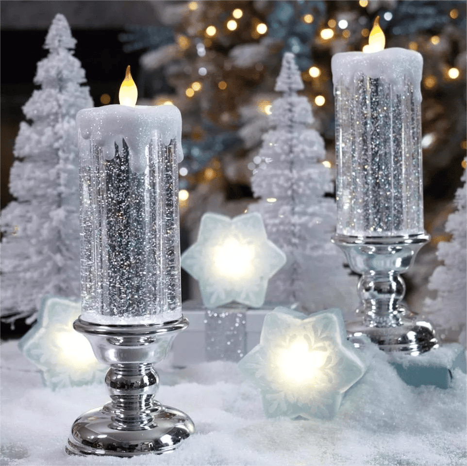 LED Christmas Candles With Pedestal-unitmotor™