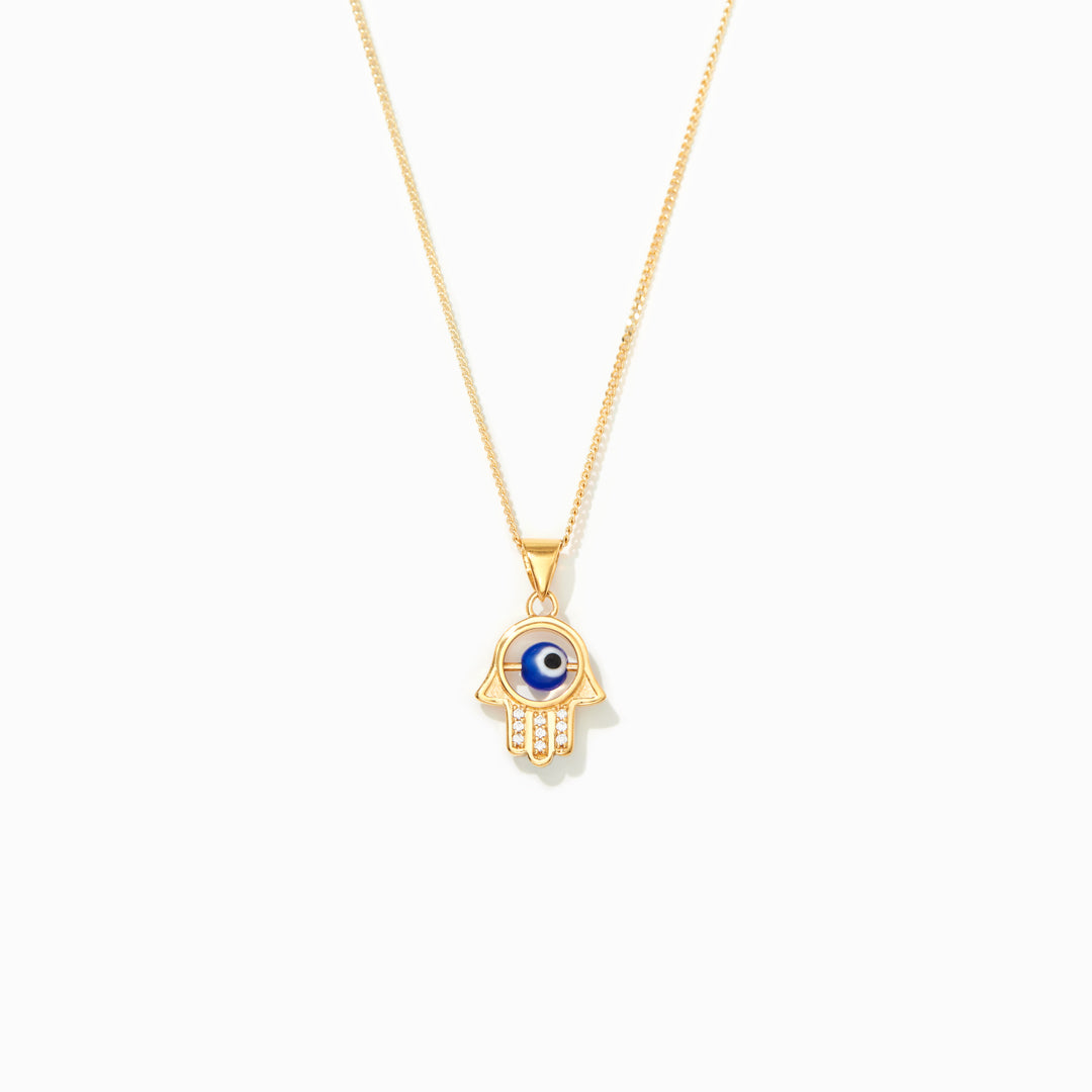 Protection Hamsa Evil Eye Necklace-unitmotor™