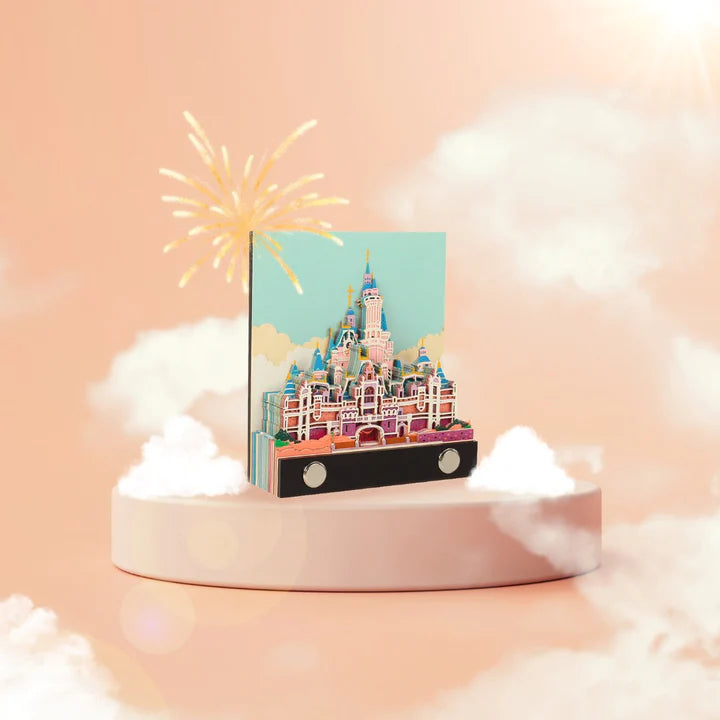 3D three-dimensional note paper carving model cartoon creative art gift-unitmotor™