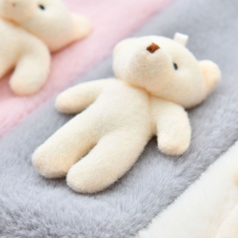Cute Bear Plush Bib For Adult And Child-unitmotor™