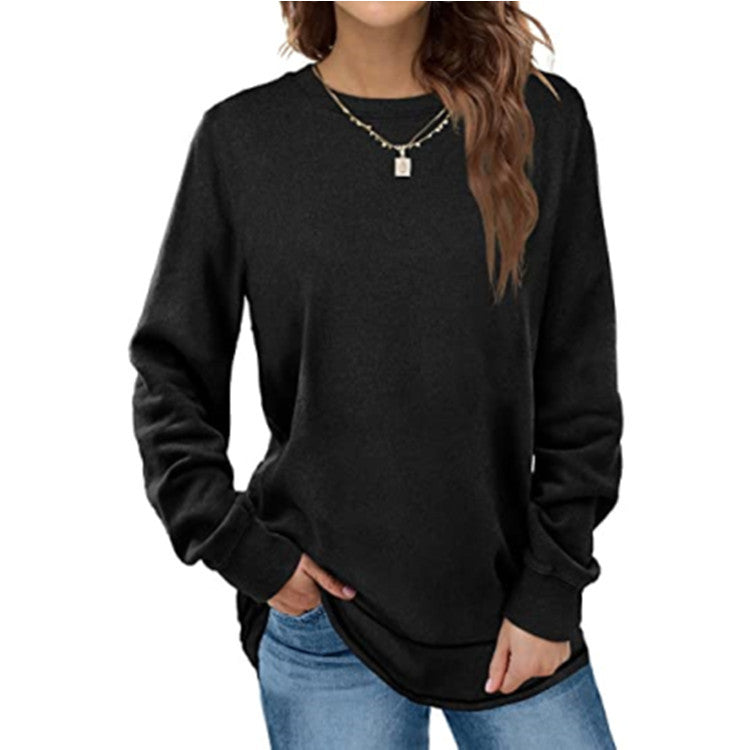 unitmotor™-BOKE Sweatshirts for Women Crewneck Long Sleeve Shirts Tunic Tops for Leggings