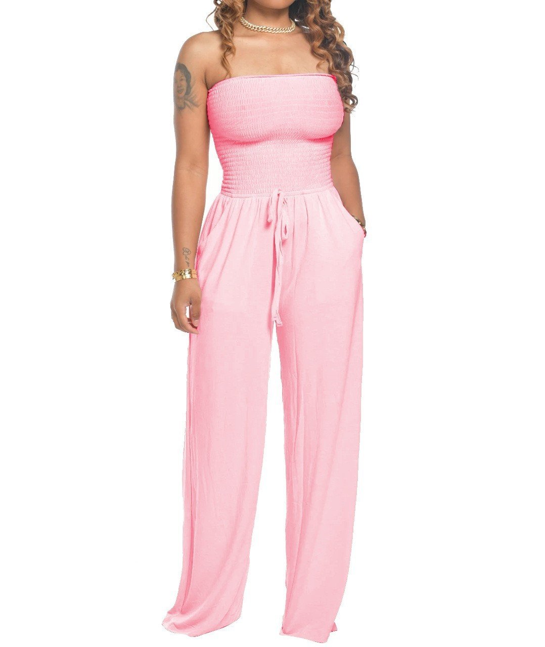 (🎁2024 New Year Hot Sale🎁)❤️Newest Strapless Waist Jumpsuit❤️-unitmotor™