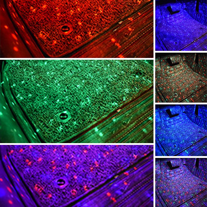 Car Interior Ambient Lights- (Contains 4 light bars)-unitmotor™