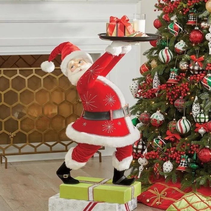 š
Santa Holdings Tray Figurine-unitmotorā¢