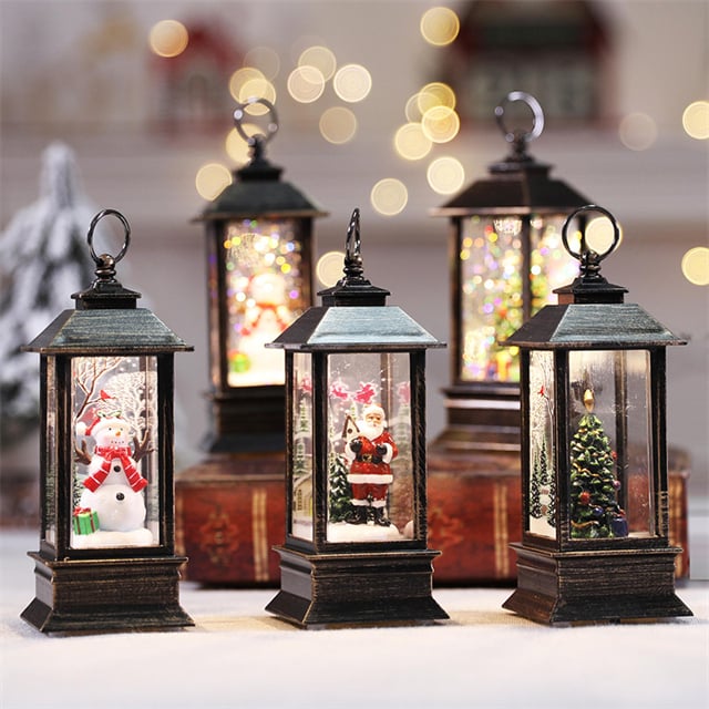 🎅Early Christmas Sale-49% OFF🎁Snow Globe Christmas Lantern Decorations-unitmotor™