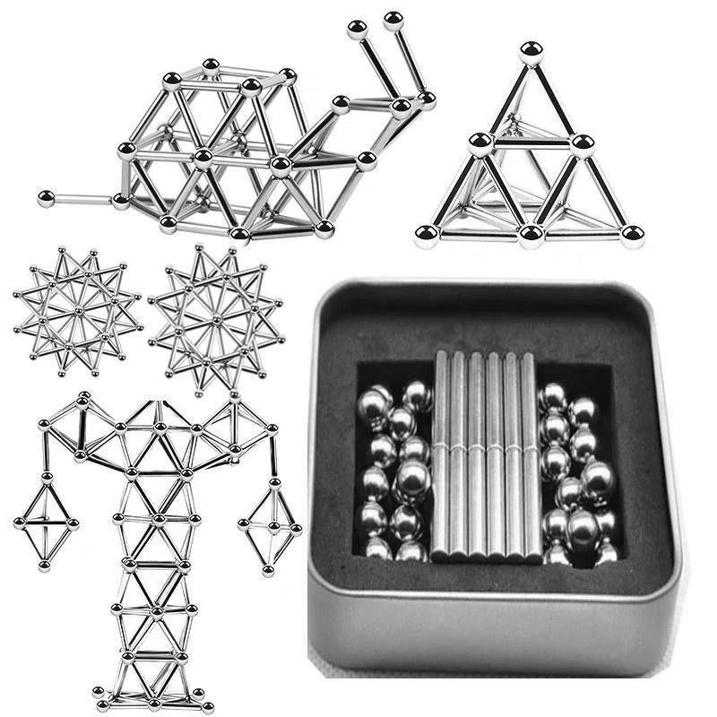 Shop Now - 50% Off! 🔥DIY Magnetic Balls and Rod Set-unitmotor™