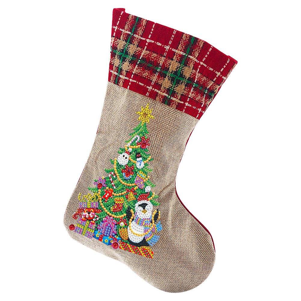 unitmotor™-(🎁🔥HOT SALE - 49% OFF) 5D Diamond Painting Xmas Rhinestone Sock Embroidery Mosaic Gift Bag