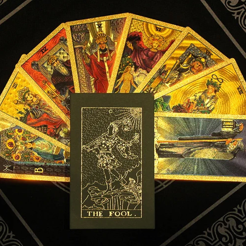 Explore the Mystical World of Tarot Gold Foil Tarot-unitmotor™