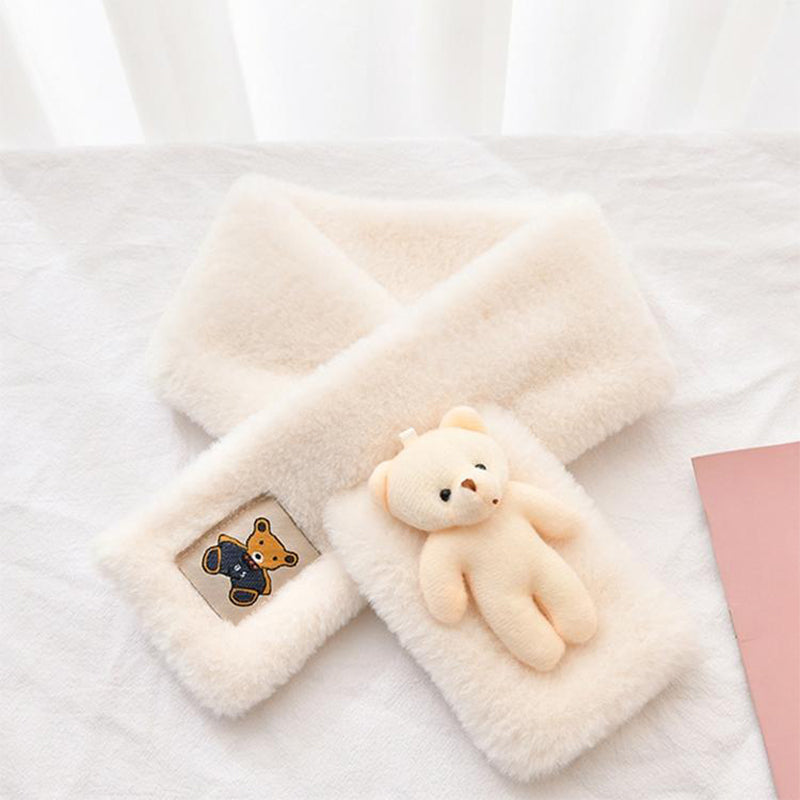 Cute Bear Plush Bib For Adult And Child-unitmotor™