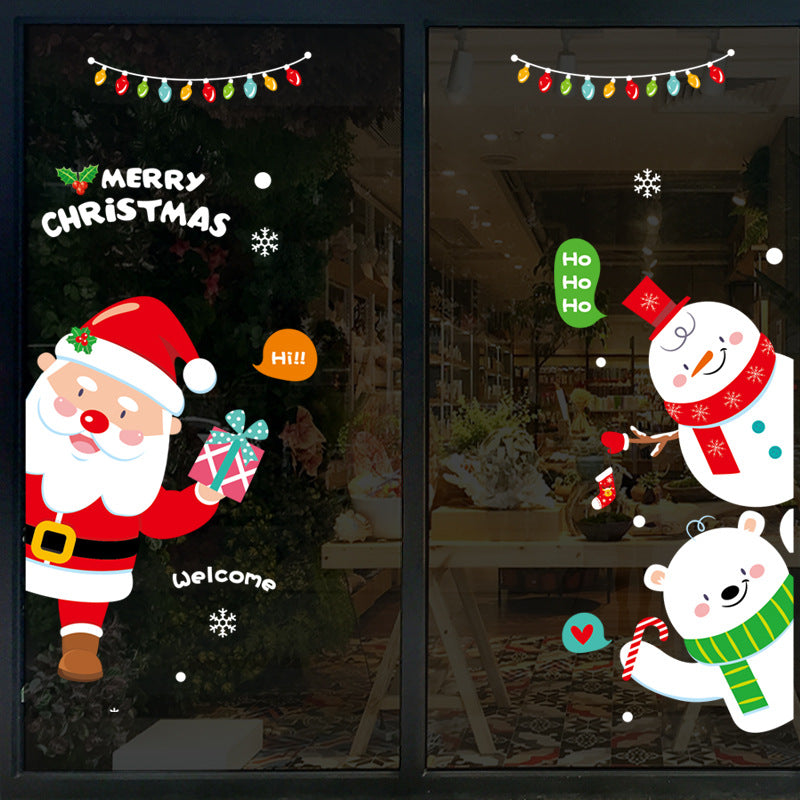 unitmotor™-Christmas Stickers Decor Glue-free Electrostatic Stickers