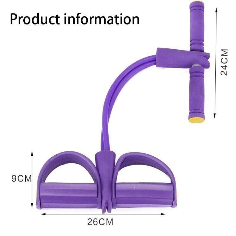 49% OFF🔥32 Fitness Resistance Bands-4 Tube Pedal Ankle Puller-unitmotor™