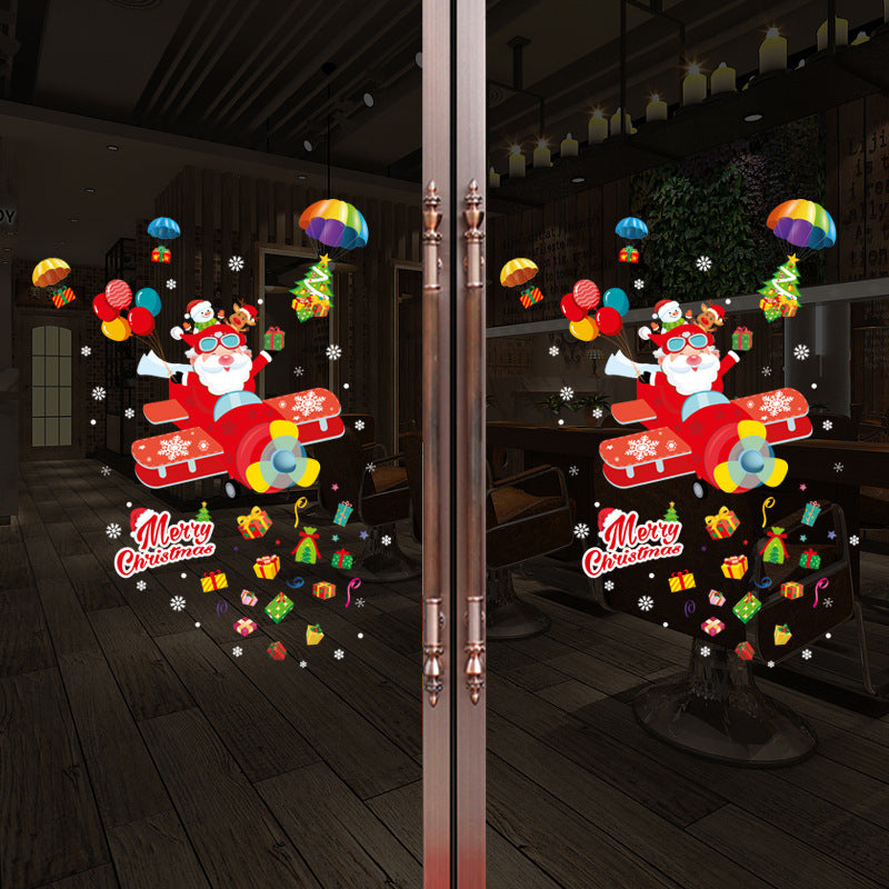 unitmotor™-Christmas Stickers Decor Glue-free Electrostatic Stickers