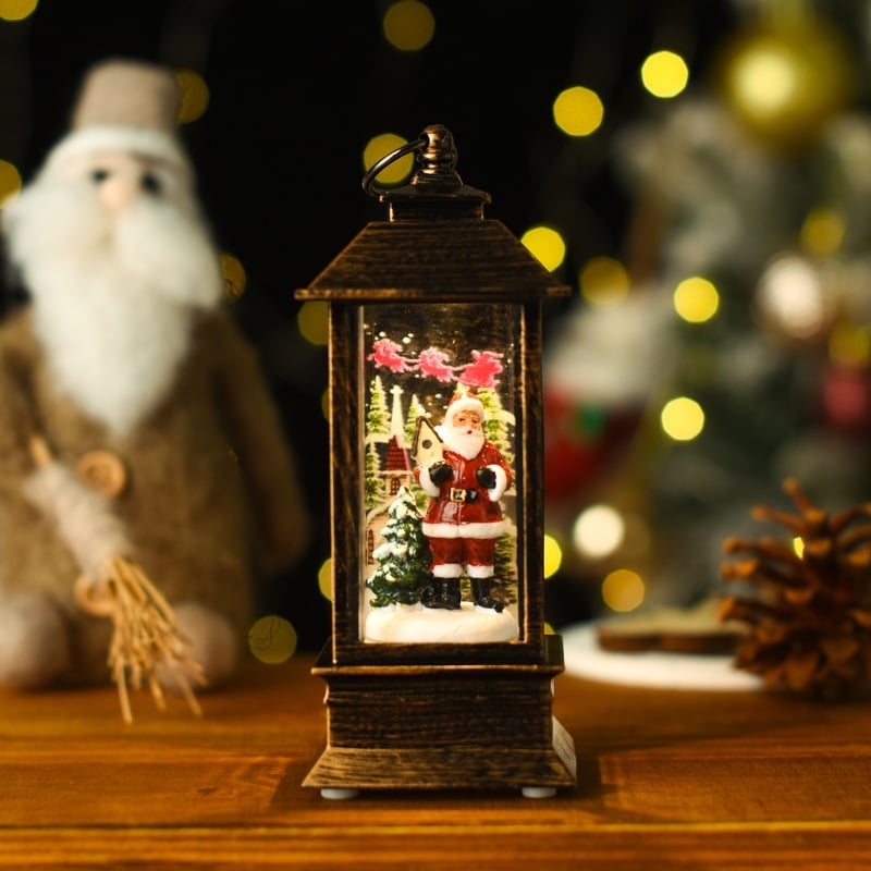 🎅Early Christmas Sale-49% OFF🎁Snow Globe Christmas Lantern Decorations-unitmotor™
