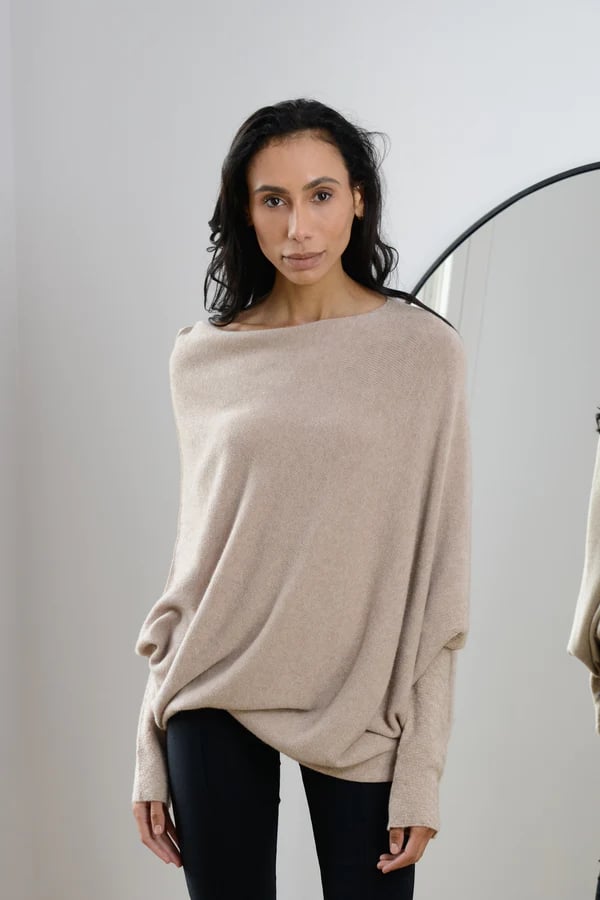 Asymmetric Draped Jumper (Buy 2 Free Shipping)-unitmotor™