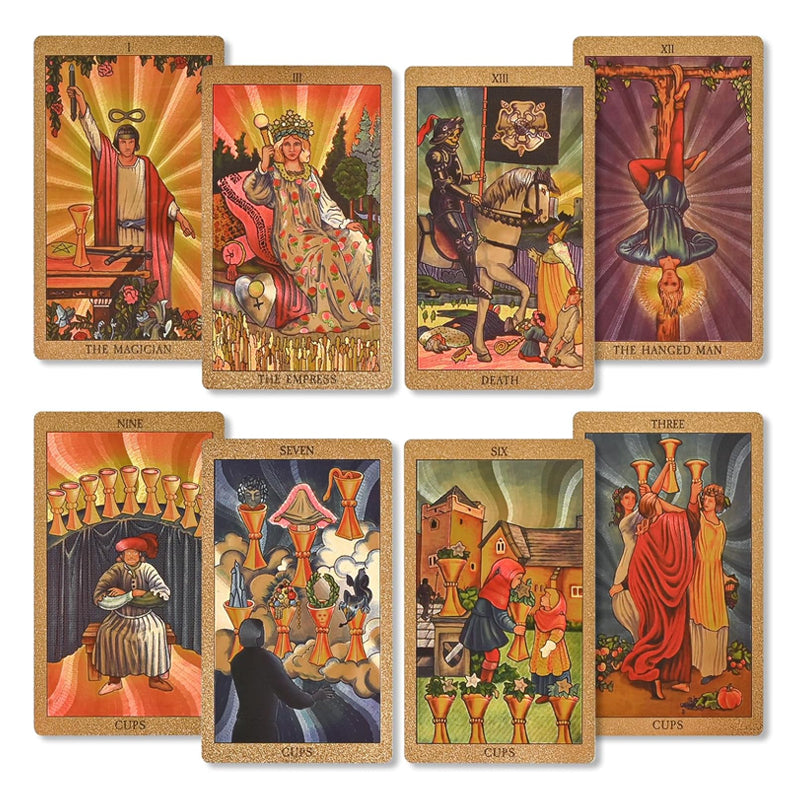 Explore the Mystical World of Tarot Gold Foil Tarot-unitmotor™