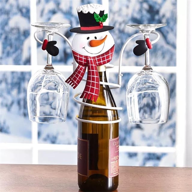 🎅Early Christmas Sale-49% OFF - Holiday Wine Bottle Glass Holders-unitmotor™