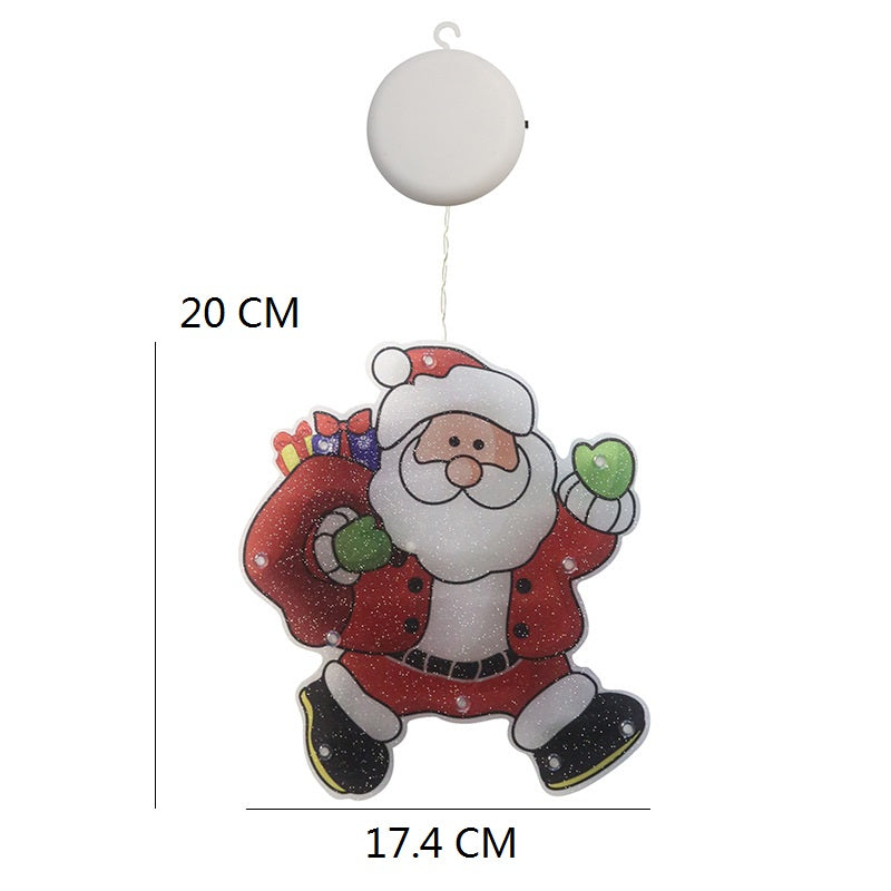 🎄Early Christmas Hot Sale 50% OFF-LED Suction Cup Window Hanging Lights-unitmotor™