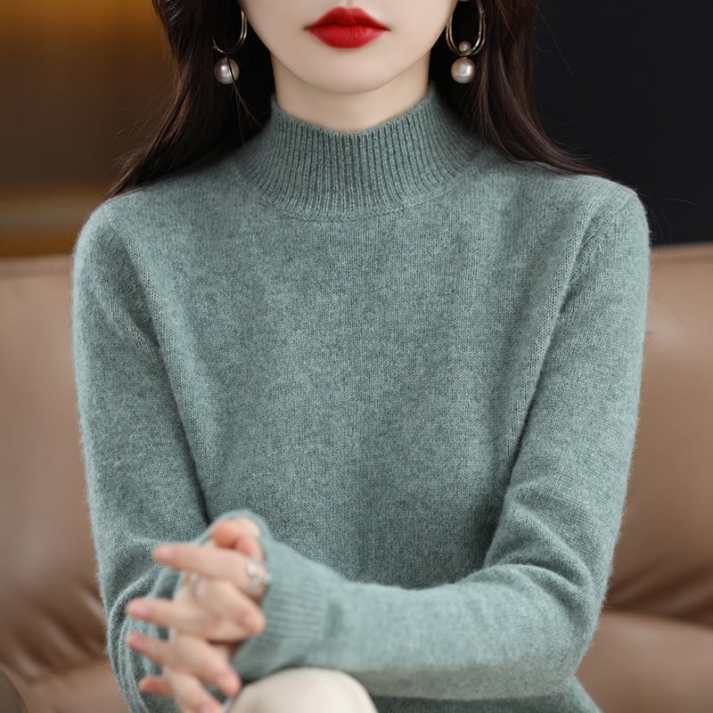 (New In)Women High Neck sweater-Your winter closet essentials-unitmotor™