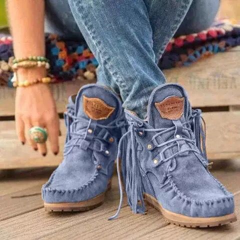 New Retro Women's Suede Ankle Boots-unitmotor™