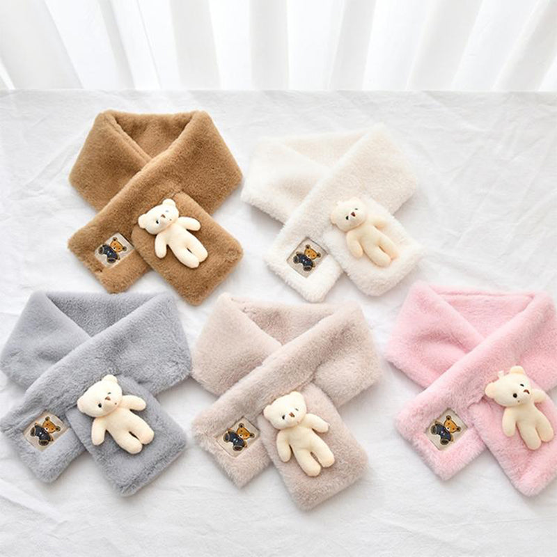 Cute Bear Plush Bib For Adult And Child-unitmotor™