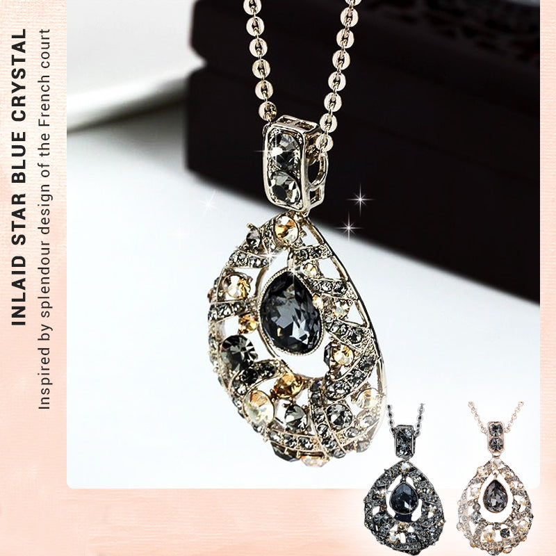 2023 New/ Autumn And Winter Obsidian Sweater Necklace-unitmotor™