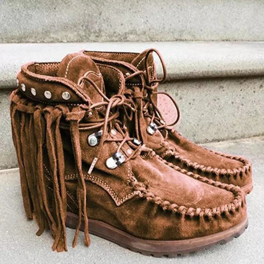 New Retro Women's Suede Ankle Boots-unitmotor™