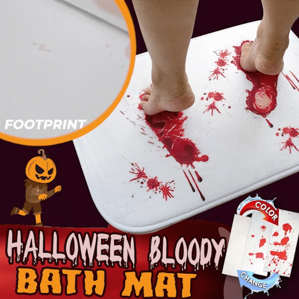 🎉Halloween Pre-Buy 2 Free shipping🎉 Bloody Color Changing Bath Mat-unitmotor™