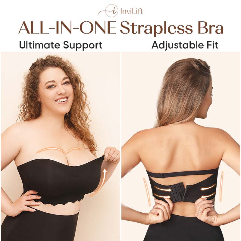 šMother's Day Promotion 49% OFF-Plus size Sexy Strapless Invisible Push Up Bra-unitmotorā¢