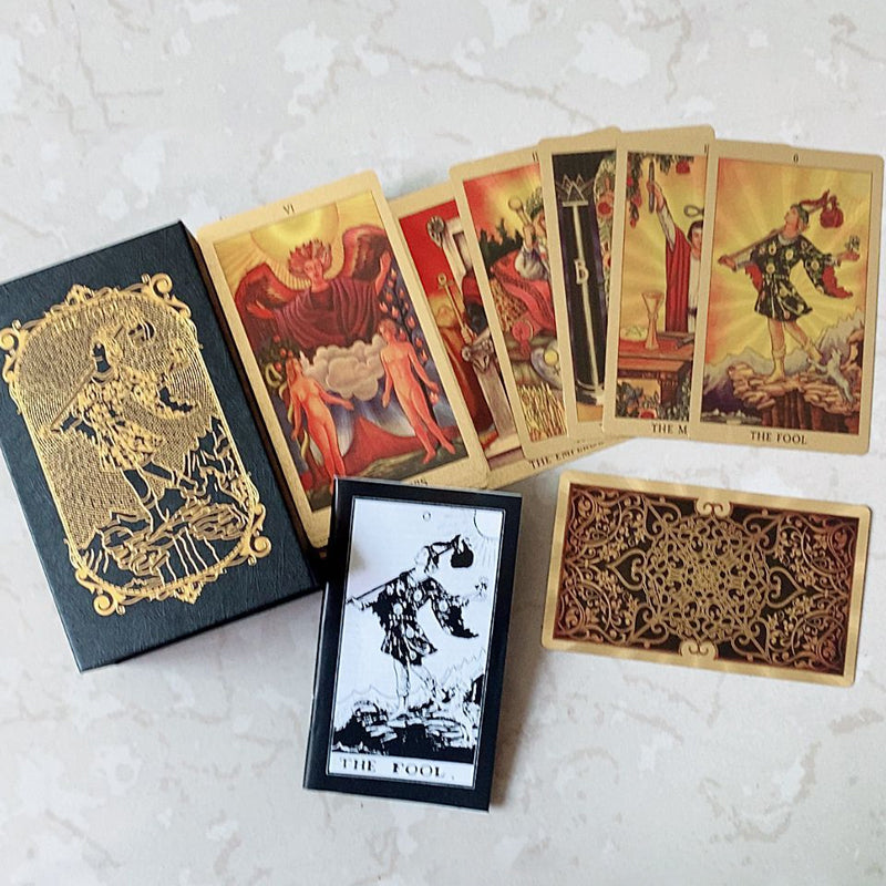 Explore the Mystical World of Tarot Gold Foil Tarot-unitmotor™