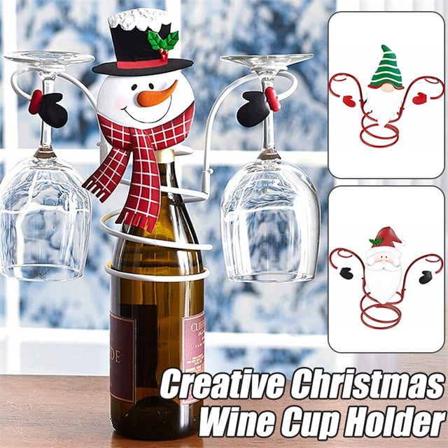 🎅Early Christmas Sale-49% OFF - Holiday Wine Bottle Glass Holders-unitmotor™