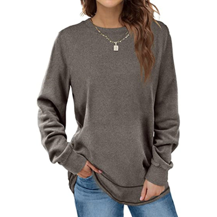 unitmotor™-BOKE Sweatshirts for Women Crewneck Long Sleeve Shirts Tunic Tops for Leggings