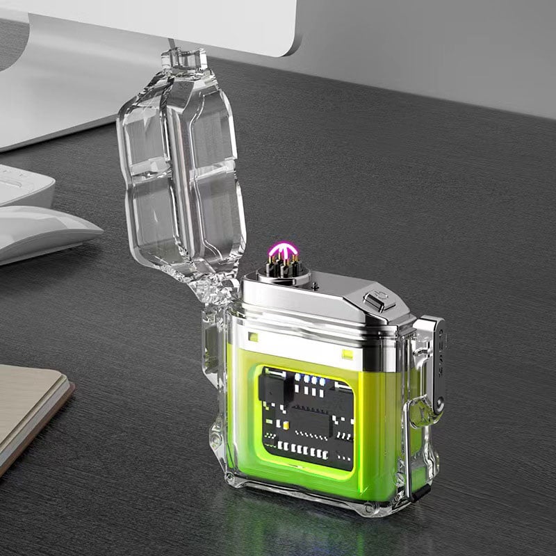 Rechargeable Transparent Arc Lighter-unitmotor™