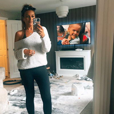 Women's Plain Drop Shoulder V Neck Sweater