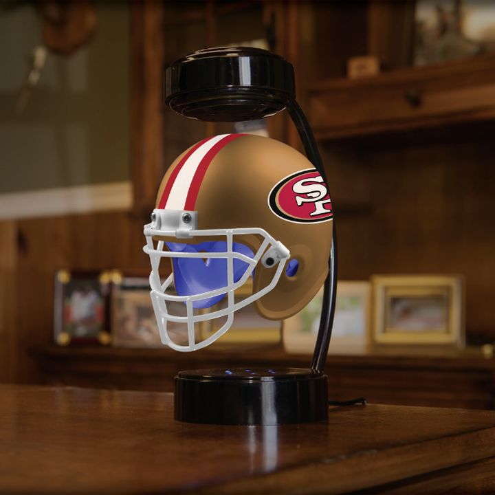 NFL Rotating Levitating Hover Helmet With LED Lighting & Hover Football With Bluetooth Speaker-unitmotor™