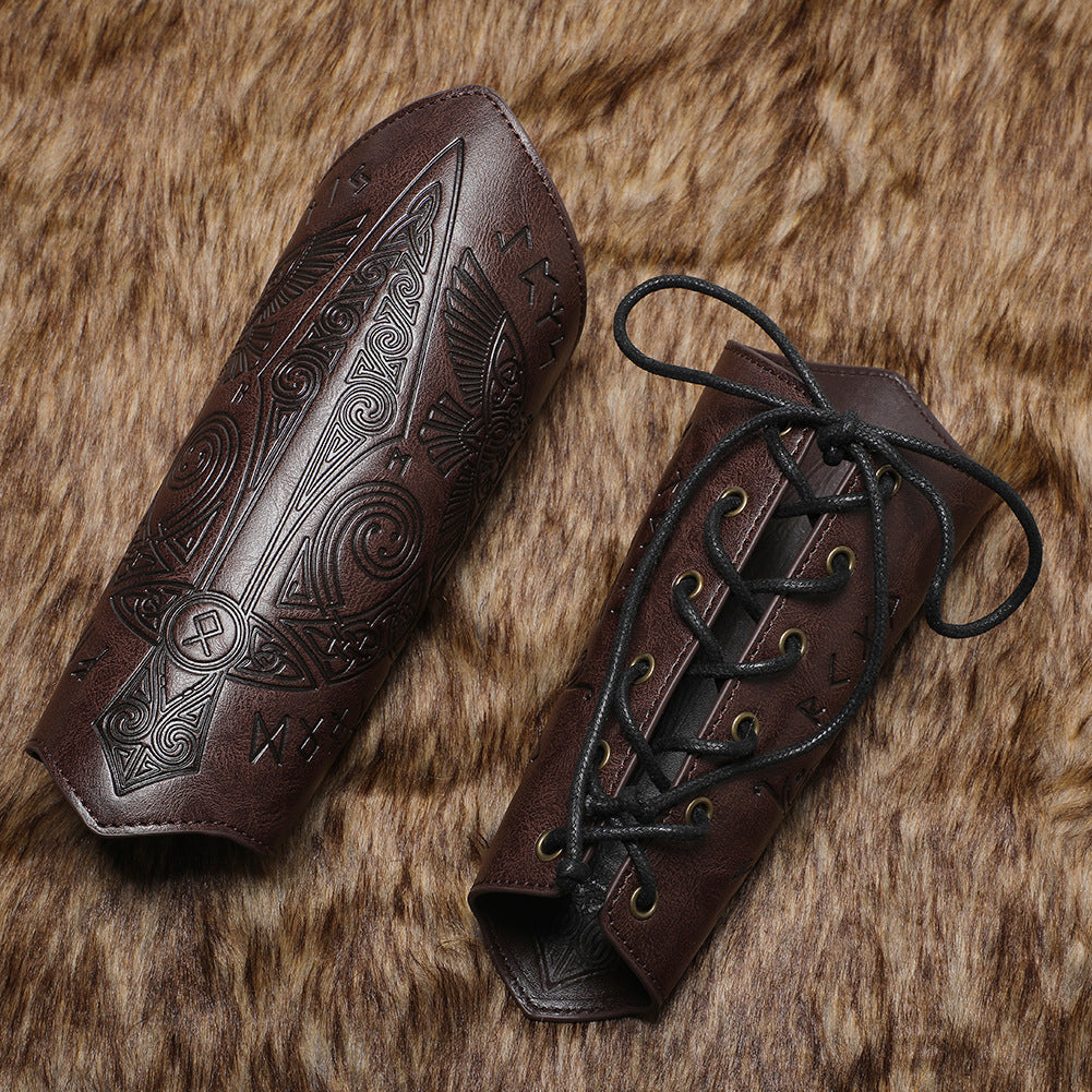 Viking Handmade Leather Wristband-unitmotor™