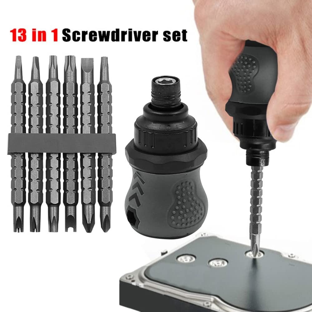 13 In 1 Mini Ratcheting Screwdriver Kit-unitmotor™