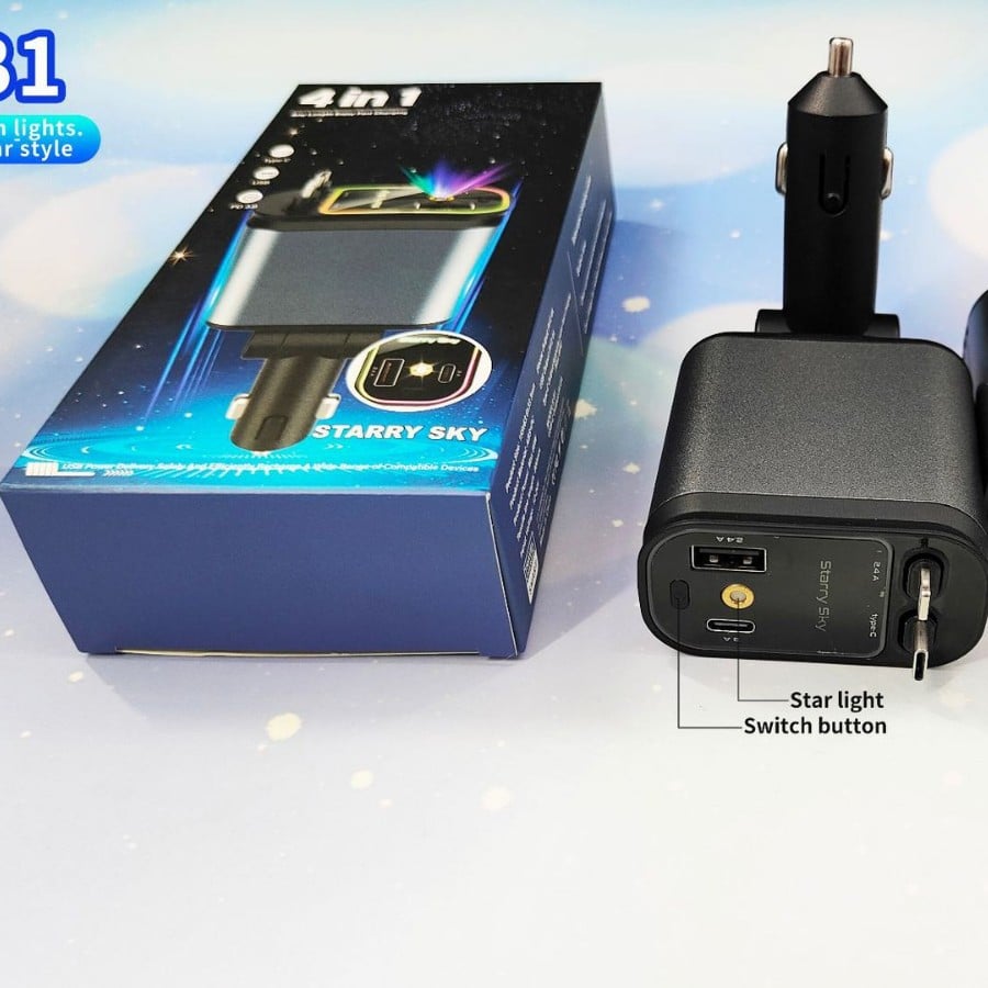 🔥HOT SALE 49% OFF🔥- 4-in-1 Car Phone Charger - 💥Buy 2 Free Shipping!!!