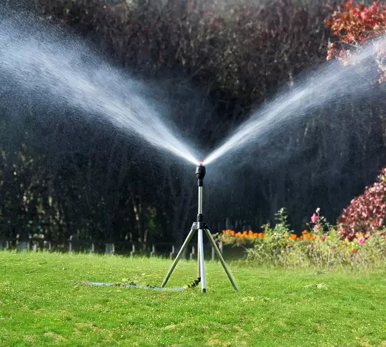 Stainless Steel Rotary Irrigation Tripod Telescopic Support Sprinkler-unitmotor™