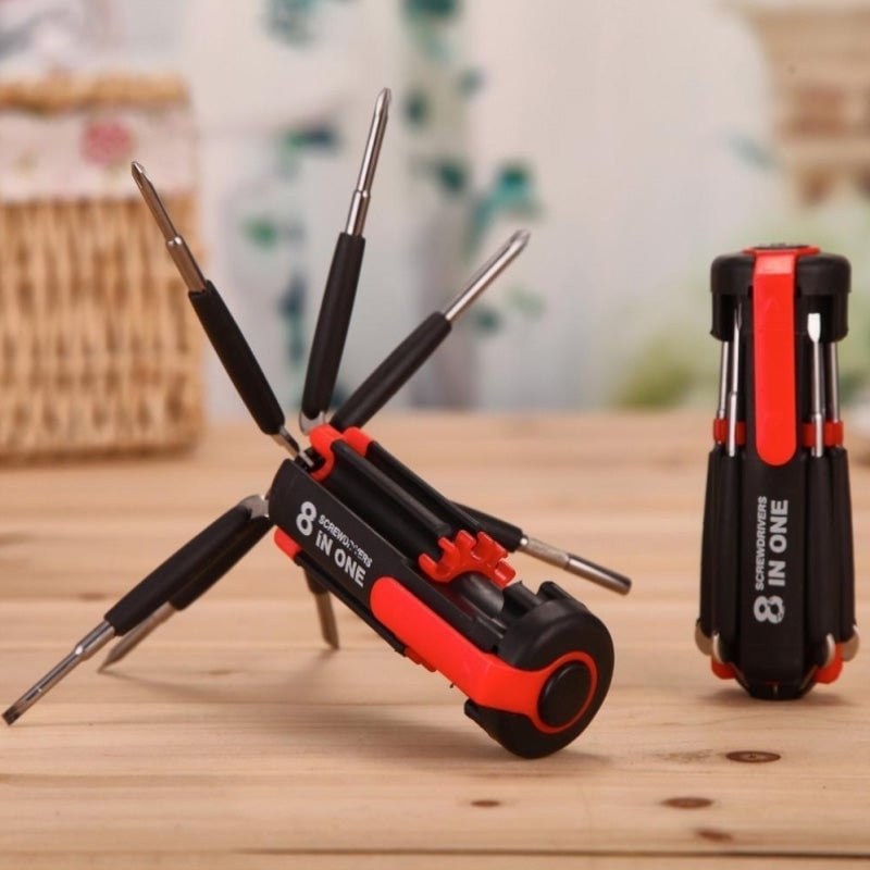 8 Screwdrivers in 1 Tool with Worklight and Flashlight-unitmotor™